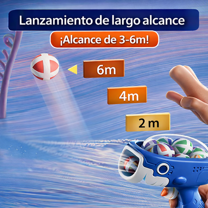 Juguete Ballena Lanzabolas con Diana
